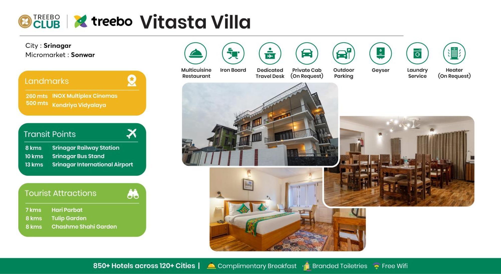 Treebo Vitasta Villa, 3* Srinagar (Jammu and Kashmir)